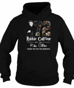 Rip Robbie Coltrane 72 years of 1950 2022 thank you for the memories signatures shirt 5