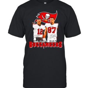 Rob Gronkowski And Tom Brady Tampa Bay Buccaneers Signatures shirt