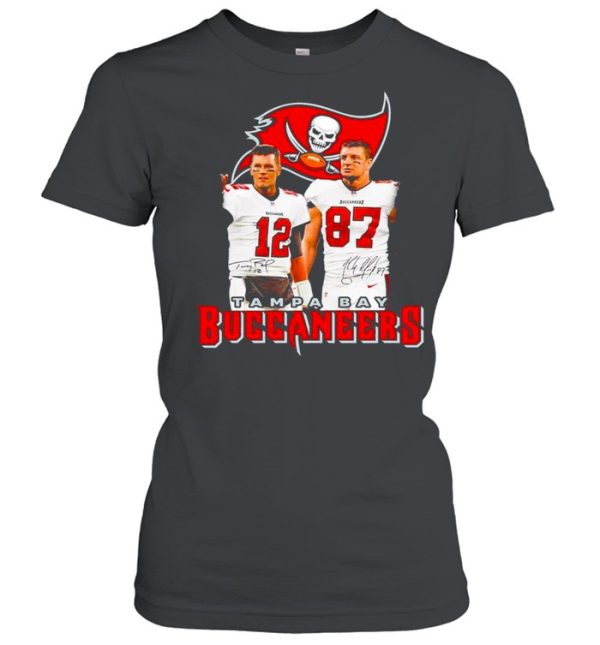 Rob Gronkowski And Tom Brady Tampa Bay Buccaneers Signatures shirt