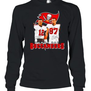 Rob Gronkowski And Tom Brady Tampa Bay Buccaneers Signatures shirt 3