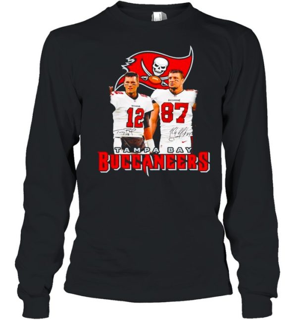 Rob Gronkowski And Tom Brady Tampa Bay Buccaneers Signatures shirt