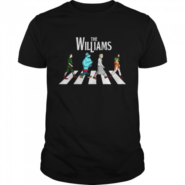 Robin Williams Genie Funny Walking The Williams Abbey Road shirt