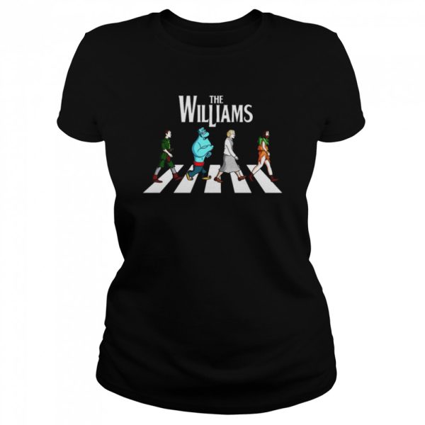 Robin Williams Genie Funny Walking The Williams Abbey Road shirt