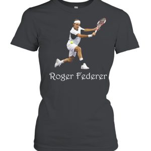 Roger Federer With Tennis Of The Worlds shirt