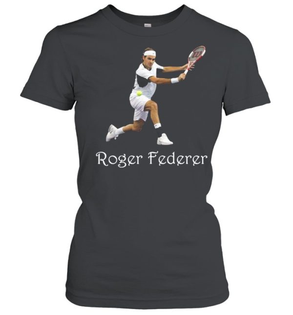 Roger Federer With Tennis Of The Worlds shirt