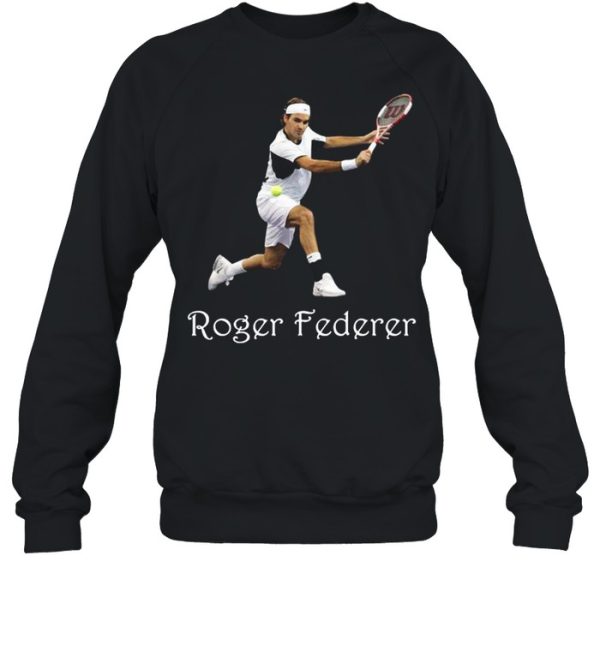 Roger Federer With Tennis Of The Worlds shirt