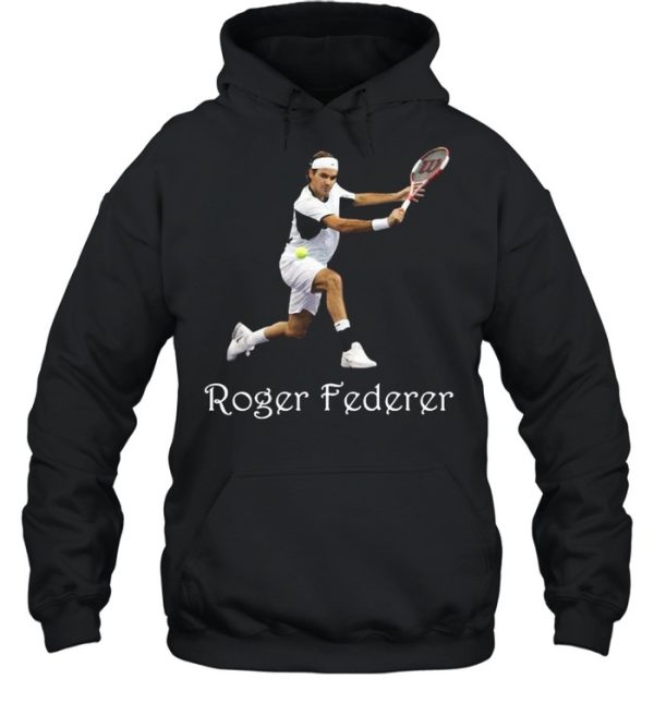 Roger Federer With Tennis Of The Worlds shirt