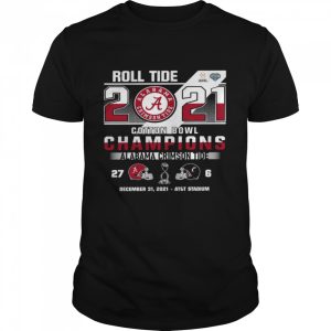 Roll tide 2021 cotton bowl champions alabama crimson tide shirt