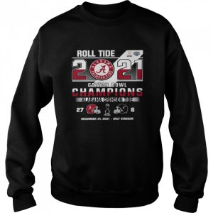 Roll tide 2021 cotton bowl champions alabama crimson tide shirt 4