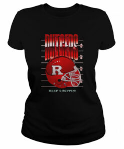 Rutgers Scarlet Knights Keep Choppin Helmet Shirt 2
