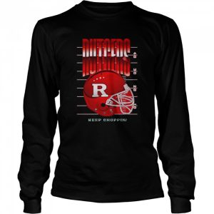 Rutgers Scarlet Knights Keep Choppin Helmet Shirt 3