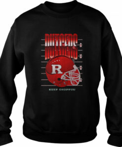 Rutgers Scarlet Knights Keep Choppin Helmet Shirt 4