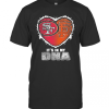 San Francisco 49Ers And San Francisco Giants It’S In My Dna Heart T-Shirt