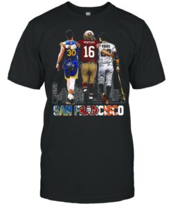 San Francisco Montana Curry Montana and Posey signatures 2021 shirt 1