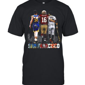 San Francisco Montana Curry Montana and Posey signatures 2021 shirt