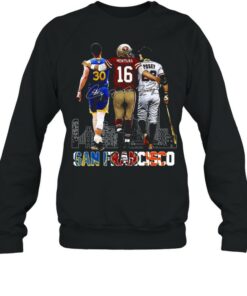 San Francisco Montana Curry Montana and Posey signatures 2021 shirt 4