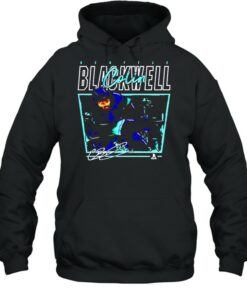 Seattle Kraken Colin Blackwell cage signature shirt 3 Seattle Kraken Colin Blackwell cage signature shirt 4