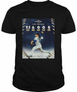 Seattle Mariners Wildcard Luis Castillo 71 IP 6H 0R 0BB 5Ks Shirt 1