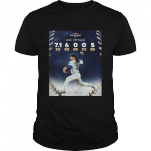 Seattle Mariners Wildcard Luis Castillo 7.1 IP 6H 0R 0BB 5Ks Shirt