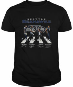 Seattle Seahawks Abbey Road signatures 2022 shirt 1