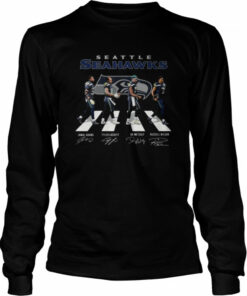 Seattle Seahawks Abbey Road signatures 2022 shirt 3