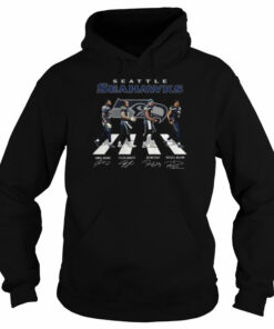 Seattle Seahawks Abbey Road signatures 2022 shirt 5