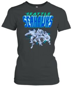 Seattle Seahawks Marvel Avengers shirt 1 Seattle Seahawks Marvel Avengers shirt 2