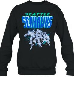 Seattle Seahawks Marvel Avengers shirt 3 Seattle Seahawks Marvel Avengers shirt 4