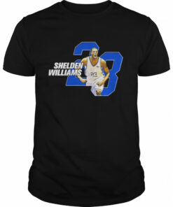 Shelden Williams throwback shirt 1