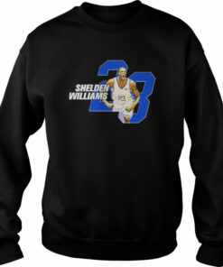 Shelden Williams throwback shirt 3 Shelden Williams throwback shirt 4