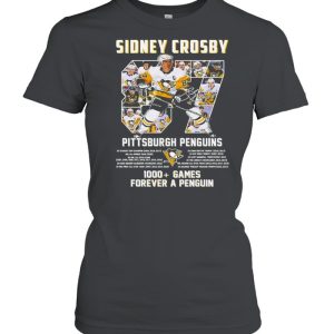 Sidney Crosby 87 Pittsburgh Penguins 1000 Games Forever A Penguin shirt