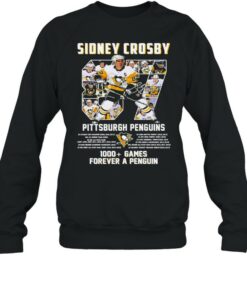 Sidney Crosby 87 Pittsburgh Penguins 1000 Games Forever A Penguin shirt 3 Sidney Crosby 87 Pittsburgh Penguins 1000 Games Forever A Penguin shirt 4