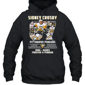 Sidney Crosby 87 Pittsburgh Penguins 1000 Games Forever A Penguin shirt 5