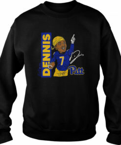 Sirvocea Dennis Pitt Panthers football signature shirt 4