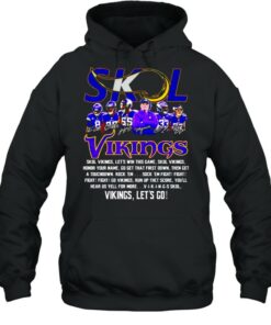 Skol Vikings let's win this game Vikings let's go shirt 5