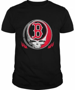 Skull Boston red sox logo shirt 1