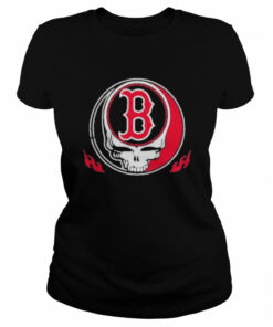 Skull Boston red sox logo shirt 2