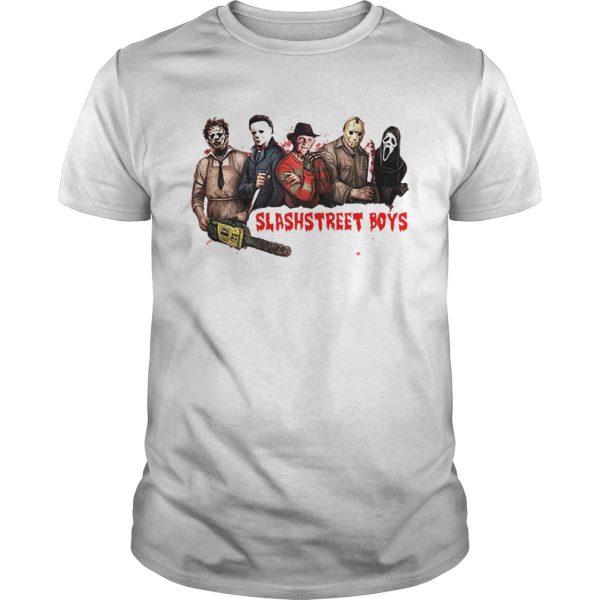 Slashstreet Boys horror movie characters shirt