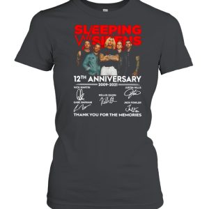 Sleeping Sirens 12th Anniversary 2009-2021 Thank You For The Memories T-shirt