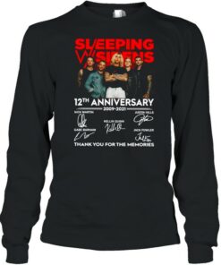 Sleeping Sirens 12th Anniversary 2009 2021 Thank You For The Memories T shirt 3