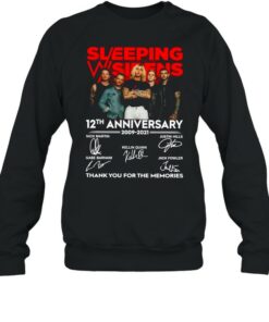 Sleeping Sirens 12th Anniversary 2009 2021 Thank You For The Memories T shirt 4