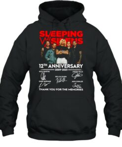 Sleeping Sirens 12th Anniversary 2009 2021 Thank You For The Memories T shirt 5