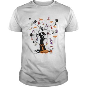 Snoopy Halloween tree t-shirt