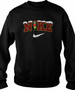 Snow Nike Logo X Grinch Funny Christmas Trendy 2022 shirt 4
