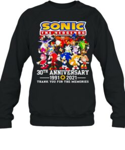 Sonic The Hedgehog 30th Anniversary 1991 2021 Thank You For The Memories Shirt 3 Sonic The Hedgehog 30th Anniversary 1991 2021 Thank You For The Memories Shirt 4