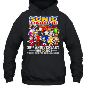 Sonic The Hedgehog 30th Anniversary 1991 2021 Thank You For The Memories Shirt 5