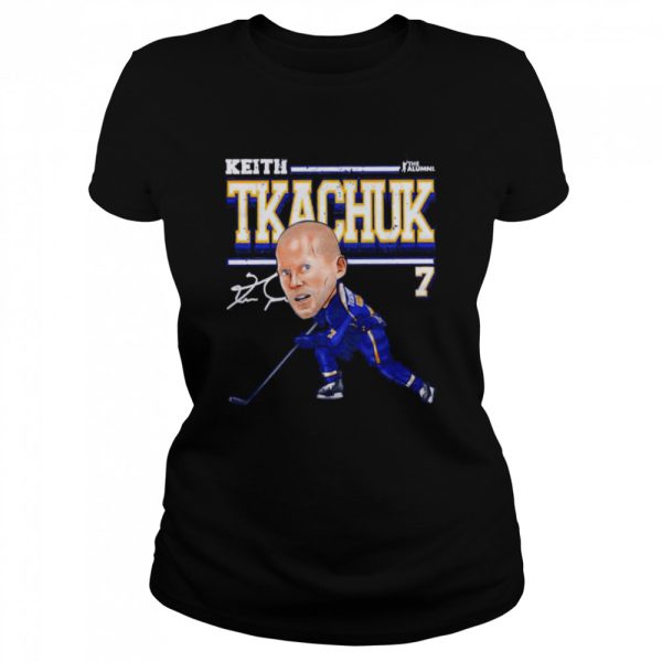 St. Louis Blues Keith Tkachuk cartoon signature shirt