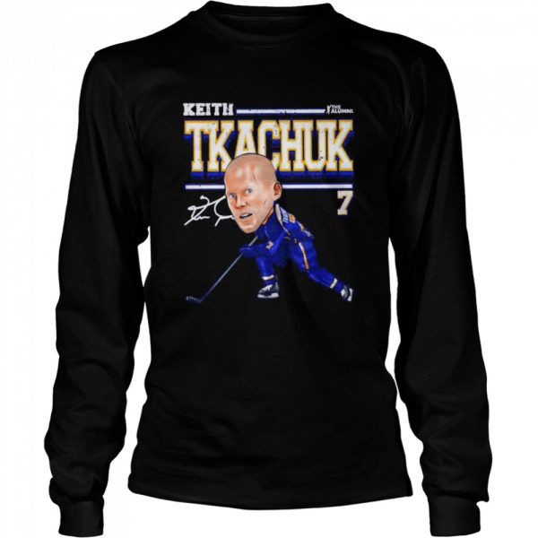 St. Louis Blues Keith Tkachuk cartoon signature shirt