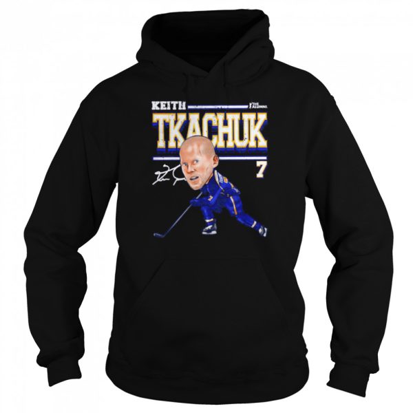 St. Louis Blues Keith Tkachuk cartoon signature shirt