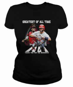 St Louis Cardinals Molina And Pujols Greatest Of All Time Abbey Road Thank You For The Memories Signatures Shirt 2
